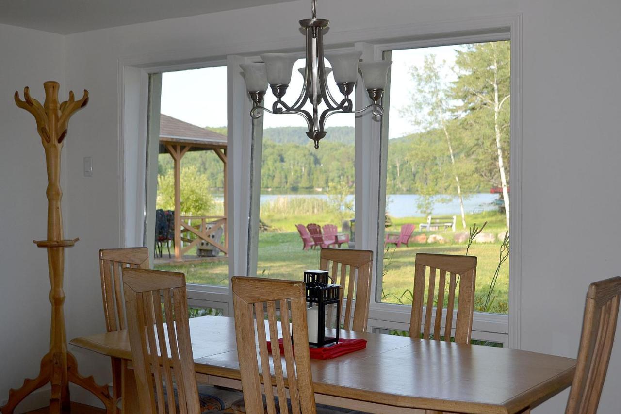 Les 4 Chalets - Le 605 Lac-Saint-Paul Eksteriør bilde