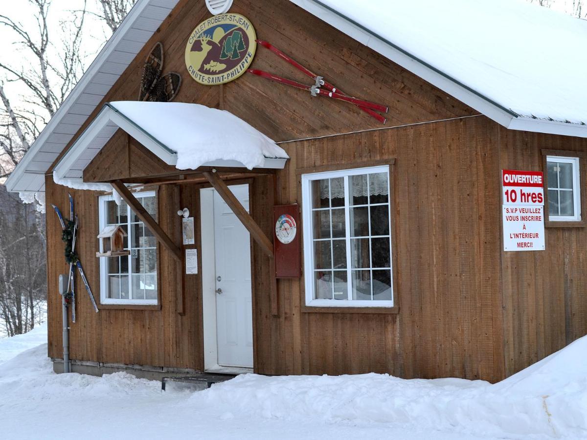 Les 4 Chalets - Le 605 Lac-Saint-Paul Eksteriør bilde